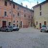 The main plaza where people from Orvinio hang out during their free time, even though we did not see a single person here when we first arrived!