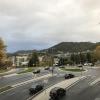 This is the view of the east side of campus from the walking bridge.