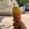 Here's some classic ice cream: I got mango and strawberry, which were both so good!