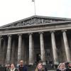 The exterior of the British Museum 