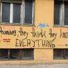 Bonus! This funny graffiti is in Skopje, Macedonia