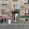 Of course, many of the buildings are decorated with graffiti