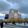 Grand Hotel Prishtina on a cloudy day