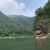 Dong River in 영월 Yeongwol, South Korea.