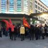 Saw two different protests while walking by the Brussels Central Station this week