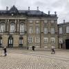 Amalienborg is the home of the Royal Danish Family; Princess Mary drove out right before I took this picture!