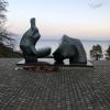 "Reclining Figure" in the Sculpture Garden at the Louisiana Museum of Modern Art in Humlebaek, Denmark