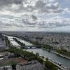 I made it up and got this view of the Seine River from up high!
