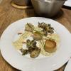 Voilà—here are the finished scallops with mushrooms!