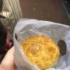 Delicious pineapple buns, which Hong Kong is famous for