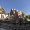 A model of Angkor Wat, a famous temple complex in the country of Cambodia