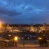 Since the castle sits on a hill, the view at the top of the stairs shows the incredible facade of Old Town buildings