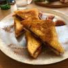 Polish people love to put Nutella on breakfast food, as you can see in this French toast with strawberries!