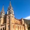 The Basilica de Covadonga was built in 1901, so it is not nearly as old as the Covadonga Shrine; however, all the materials for the building are from Asturias!