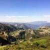 The view of the Picos de Europa mountains from the bus window, as we drove to the lakes