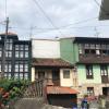 Colorful buildings in a small village
