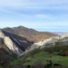 This is the view from the highest point on the mountain with the snow