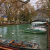 "Pont des Amours", a famous bridge in Annecy