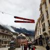 The Chamonix Mont-Blanc welcome sign