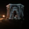 The Parc de Peyrou had a light and fire show