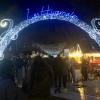 The sign to the Christmas markets reads, "The Winter Festivals"