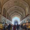 As you enter the Red Fort, you find the Chatta Chowk "covered market"