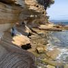 Rock formation in Tasmania