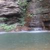 In more rural areas, like Kedougou, access to drinking water is very scarce; many people hike two miles to these waterfalls everyday to simply take a shower