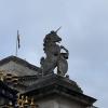 Unicorn Statue on Buckingham Palace 