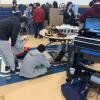 Students repair their ROV
