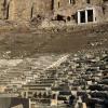 Where theater was invented; Note the special viewing spot high on the Acropolis for the gods