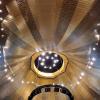 The ceiling display at the European Court of Justice, meant to indicate transparency 