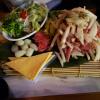 A raw beef dish from another Japanese restaurant in Seoul