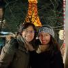 On New Year's Eve, I went to Zojoji Temple, which has a great view of Tokyo Tower