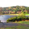 This is the lake at the Wicklow Mountains National Park in County Wicklow