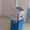 The self service station at the cell phone store, which gives vouchers to refill data so I can use my phone each week