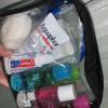 Small essentials such as shampoo, conditioner, toothbrush and toothpaste for my carry-on