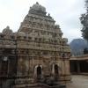 The temple with Nandi Hills in the background