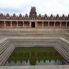 The temple at Nandi HIlls was built where water came up from the ground. This is the spring in the temple!