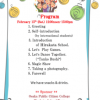 This flyer gives an overview of the program schedule for the event