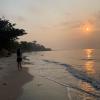 Enjoying the sunrise on the coast of Ko Sumet!