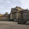 The entrance to Blenheim Palace, the birth place of Sir Winston Churchill