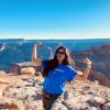 Posing at Eagle Point, Grand Canyon