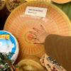Look at that giant wheel of cheese; there is my hand for reference, don't worry I did not touch it!