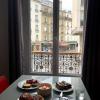 Having tea and pastries with a view!