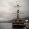 We went through an exhausting journey to get from our Ryokan to Lake Ashinoko, and we were greeted by the sight of this incredible ship!