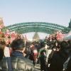 We had no idea at the time, but the Yokohama Christmas Market is a major tourist attraction -- it was packed!