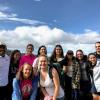 Taking a group photo with my class prior to hiking at Monte Verde