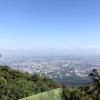 A view of Chiang Mai from higher up in the mountains