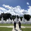 Walking around Wat Suan Dok, a buddhist temple